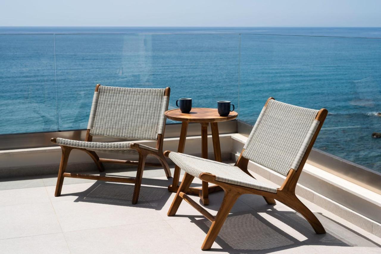 Rozites Luxury Beachfront Villa, By Hellocrete Kerames Exterior foto